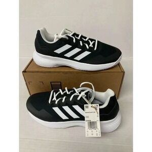 -453 adidas Women's GameCourt 2 Tennis Shoe, Core Black/White/White, 11 WOMENS